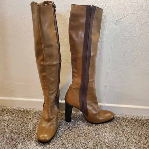 NWOB Retro-style Knee-high Boots - Picture 2 of 3